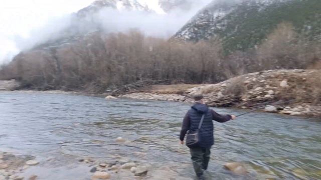 Рыбалка в КБР # Trout fishing 🎣 #горы #mountains #природа #trout #крас