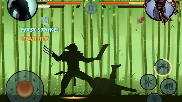 Проба «Когтей» в Shadow Fight 2 после победы над Рысью #121
