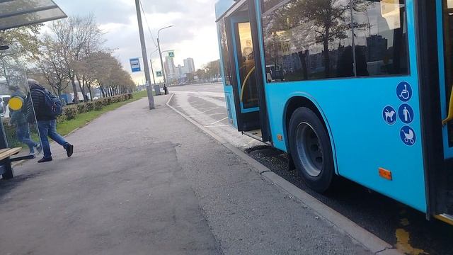 13 мая 2025 г. Автобус 326 маршрут МАЗ-203 8532 Загребский Бульвар