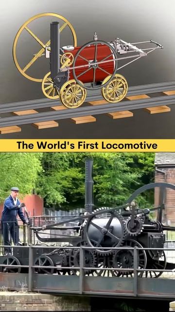 Here is the world’s first locomotive Design 🤩 #train #locomotive #cad #solidworks #3ddesign #engine