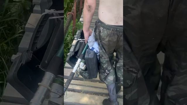 Возвращение рыбака с рыбалки #рыбалка #рыбак #смешноев