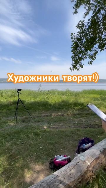 Рыбалка и живопись в одном видео)) #art #лайфхак #топ #акв?