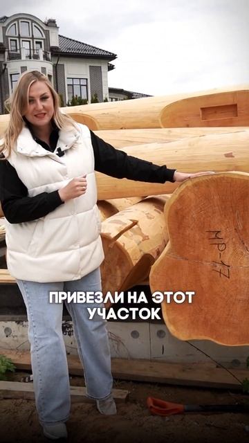 Лиственница? Или как строится дом из бревна великан