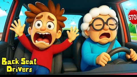 (Coffi channel) РУЛИ БАБКА БЫСТРЕЕ!!! ЕМУ ЗАПРЕЩЕНО СИДЕТЬ ЗА РУЛЕМ! (Back Seat Drivers)