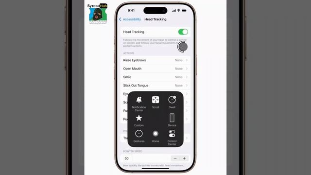 В iOS 19 можно будет управлять айфоном с помощью… головы. 

Новая функция Head Tracking