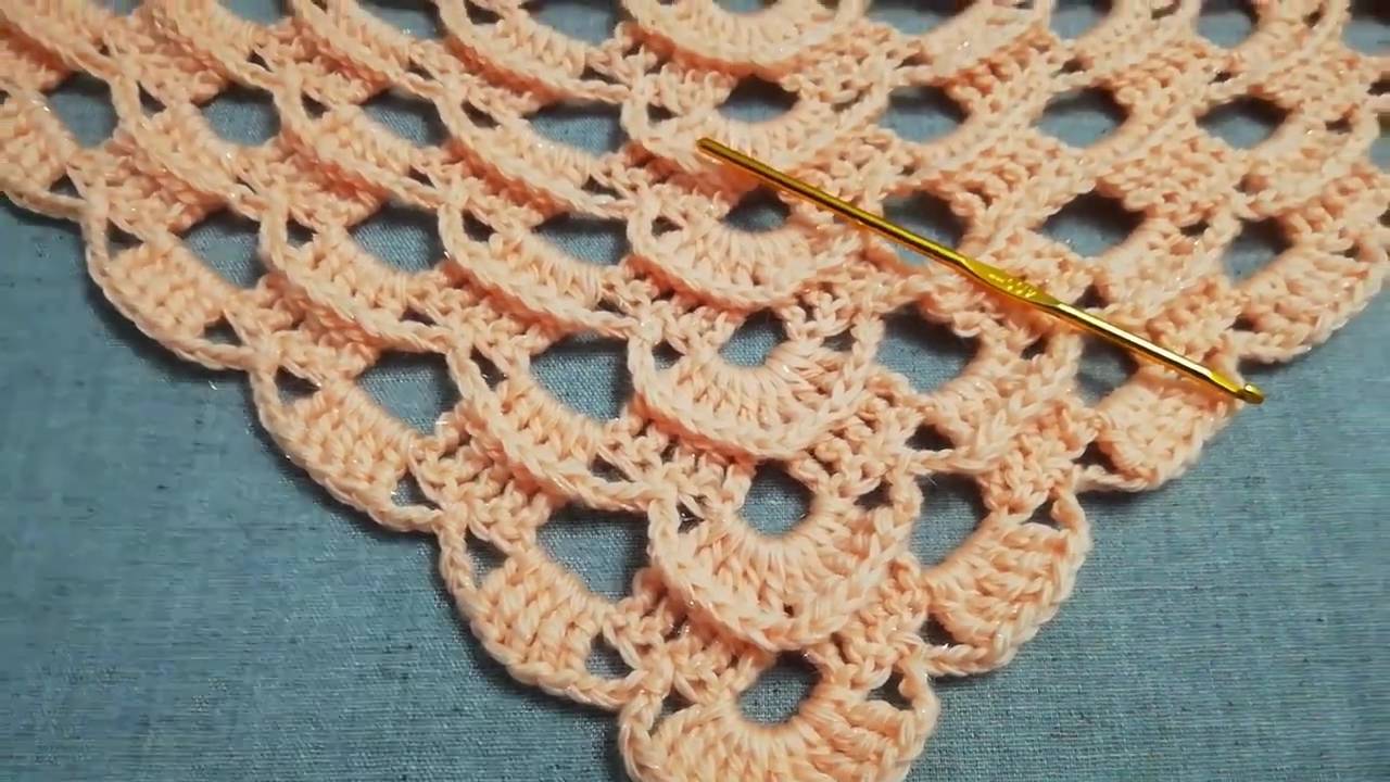 МК. Шаль крючком легко, свяжет и новичок