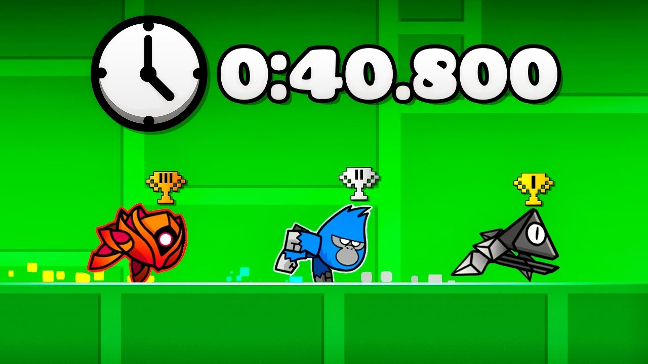 ГОНКА на ПЛАТФОРМЕРАХ в Geometry Dash