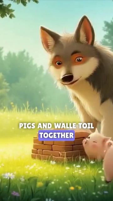 Pigs and WallE unite to rebuild with teamwork.