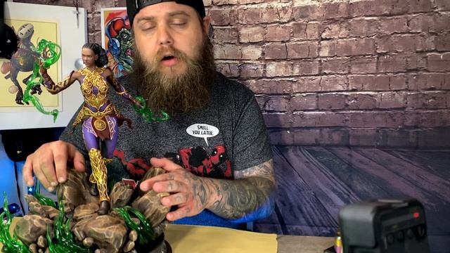 I painted a Djinn from Djinnwars ; MAGIC 3D printed statue