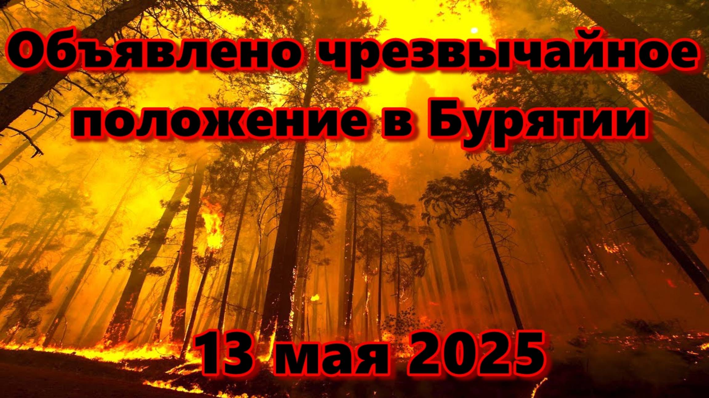 В Бурятии объявили режим ЧС из-за лесных пожаров