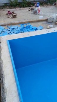 Строительство бассейна для отеля
