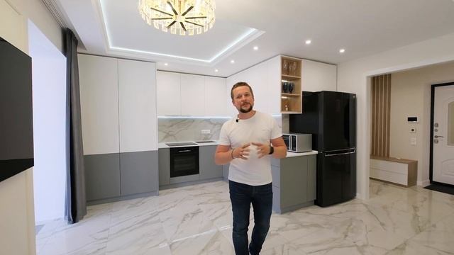 Обзор квартиры 64 м2. Реализация дизайн проекта в стиле современная классика. Kale Color Смоленск