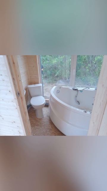 Дачный дом 5*5 отделка хвоя #дом #модульный #подключ