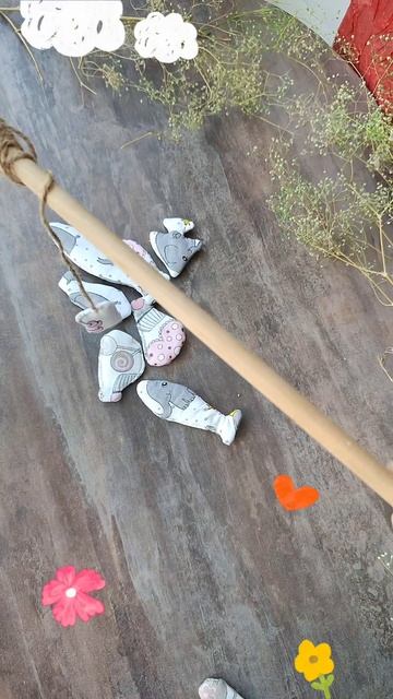 Шьём детскую игру #рыбалка  #diy #handmade #шортс #шитье #твор?