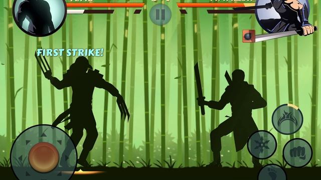 Проба «Когтей» в Shadow Fight 2 после победы над Рысью #127