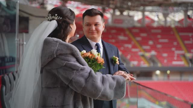 Роспись на стадионе Спартак — ЗАГС — Свадьба Сергея и Анастасии