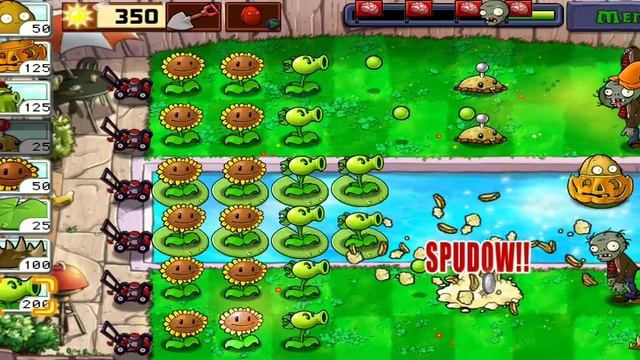🧟Прохождение PvZ‼️2 сложность‼️БАССЕЙН🏊 (1 часть эт