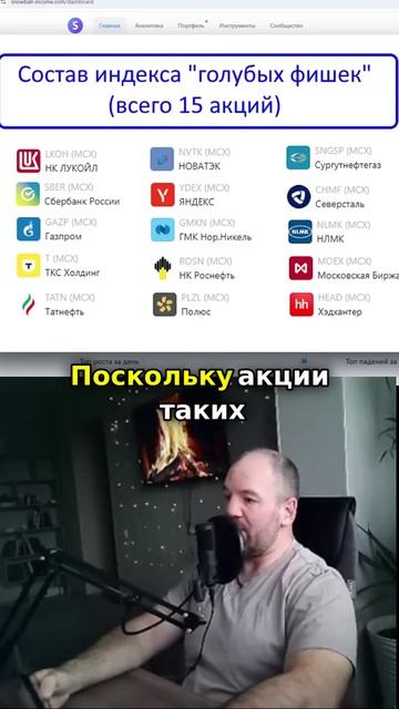 15 голубых фишек нашего рынка акций!