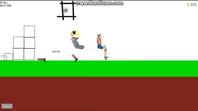 Happy Wheels # 1 Прыгающие колеса.