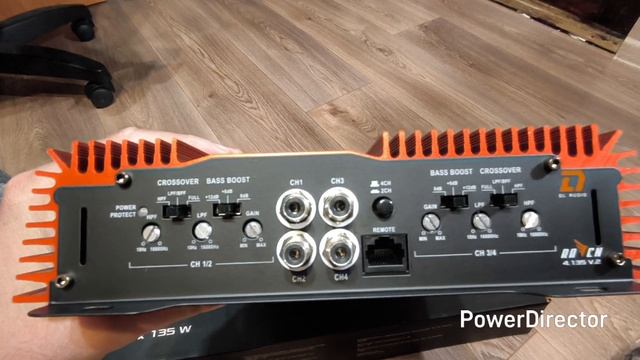 Распаковка и подключение 4 канального усилителя от компании DL Audio Ravon 4.135 V 2