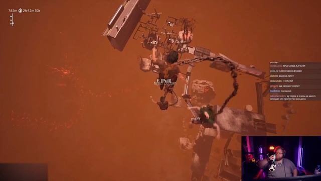 T2X2 ИГРАЕТ В Chained Together ХАРДКОР (Мазеллов Стинт Дрейк) часть 4