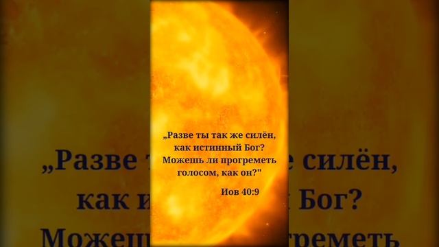 Разговор Иова с Богом 🦅🔥💌