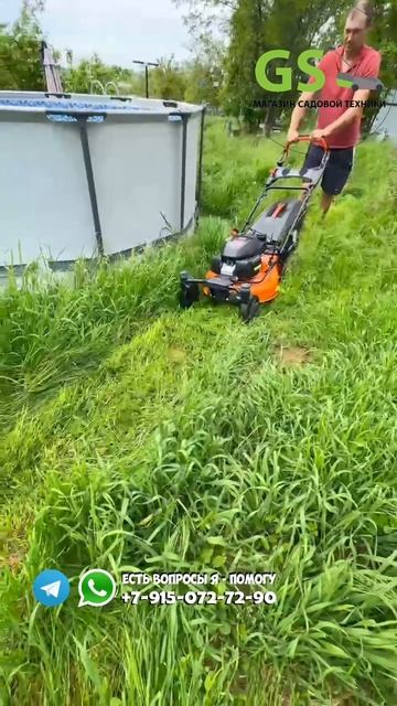 Видео нашего покупателя, про косилку с турбоножами!#Косилка #Газонокосилка #БензиноваяГазонокосилка