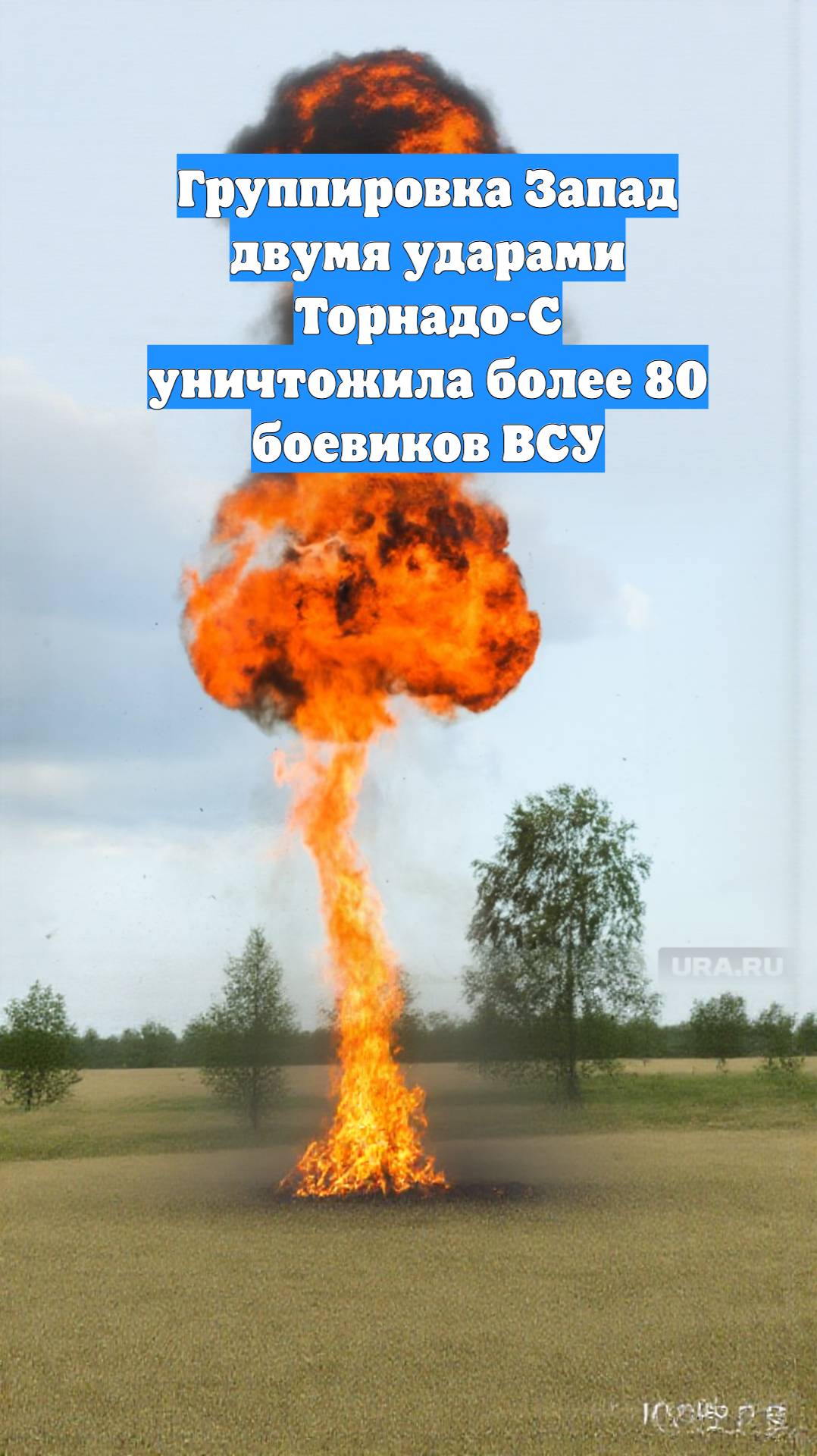 Группировка Запад двумя ударами Торнадо-С уничтожила более 80 боевиков ВСУ