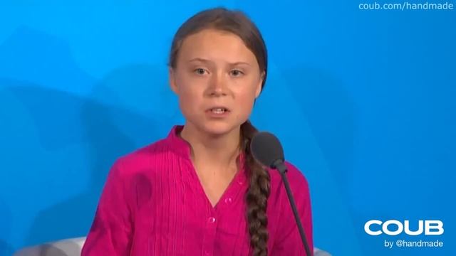 Выступление Греты Тунберг (смешной перевод)