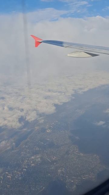 из окна самолёта