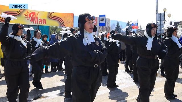 Спустя 10 лет ленчане вновь воплотили образы героев из советских фильмов в честь Дня Победы