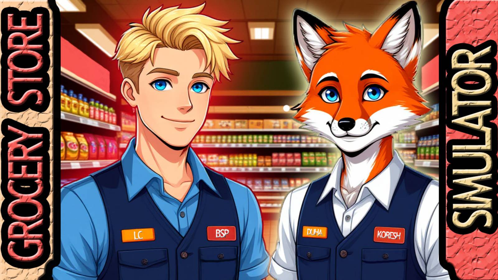 НОВЫЙ РАБОТНИК НАТАЛЬЯ! БЕЗ МАГАЗИНА ТЯЖЕЛО GROCERY STORE SIMULATOR