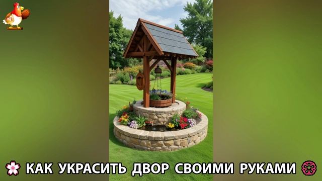 Как украсить двор дома фото идеи (504) 🏡 для дачи и сада своими руками 🌷🪻🌺💮
