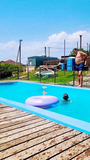 АДЛЕР село Черешня.Отдых возле бассейна. +37 ЖАРА 5.07.24