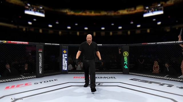 UFC 4 легчайший вес мужчины первый тур Ray Borg (США) - Louis Smolka