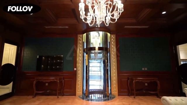 Панорамный лифт в частной резиденции во Вьетнаме\Panoramic elevator in private residence in Vietnam
