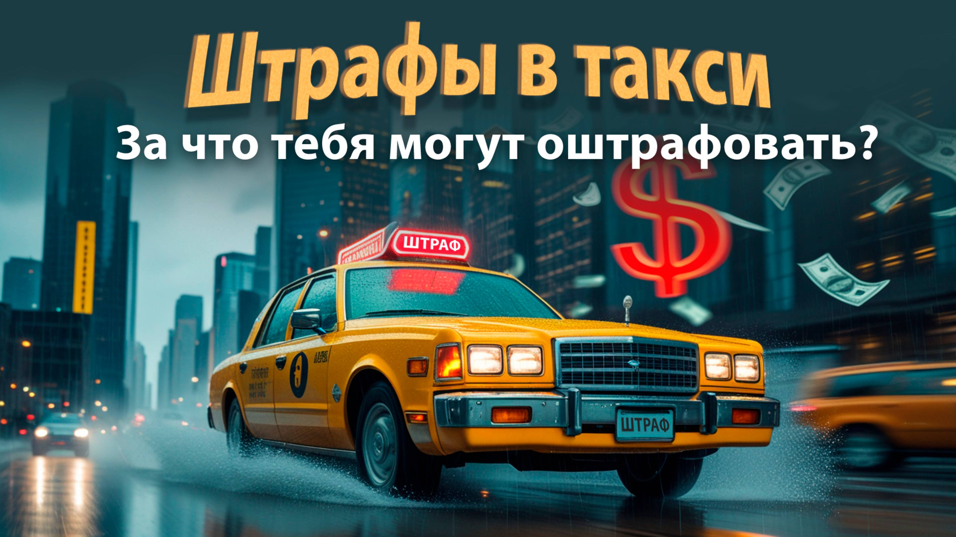 КАКИЕ БЫВАЮТ ШТРАФЫ В ТАКСИ