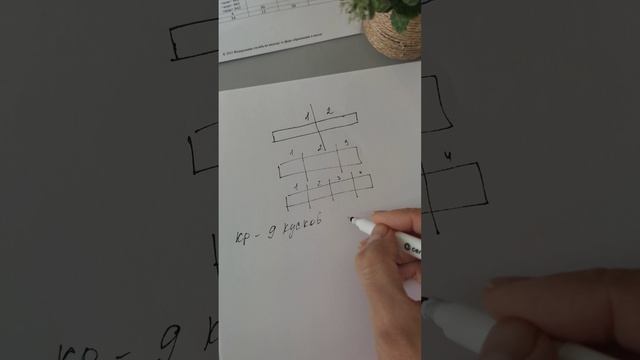 На палке отмечены поперечные линии красного, жёлтого и зеленого цвета. Если распилить палку по к.mp4