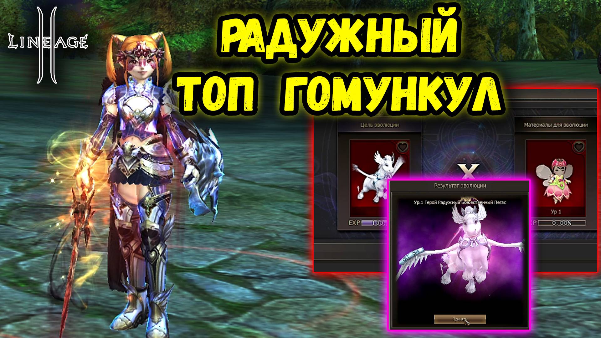 Спустя ПОЛГОДА... Я СДЕЛАЛ ЭТО! Радужный ГОМУНКУЛ – в Lineage 2 Main