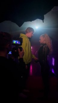 Съемки клипа Пчела-Горят огни