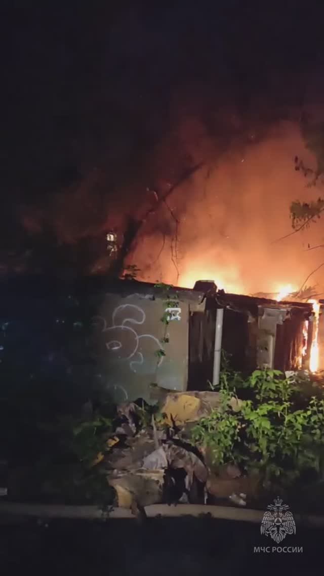 Пожар в Железнодорожном районе Самары