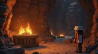 ⛏️ В поисках сокровищ: добываем железо в глубинах пещеры!