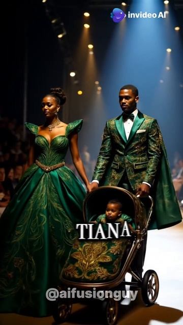 Disney Princess Family stroller fashion show