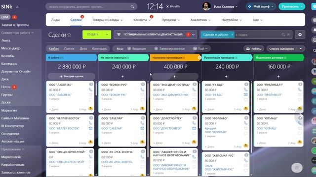 Воронка сделок