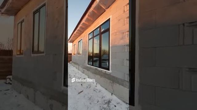 Установка окон и входной группы
