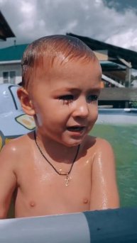 Братик. 3 years old. Бассейн #братик #3yearsold#shorts #бассейн #детс