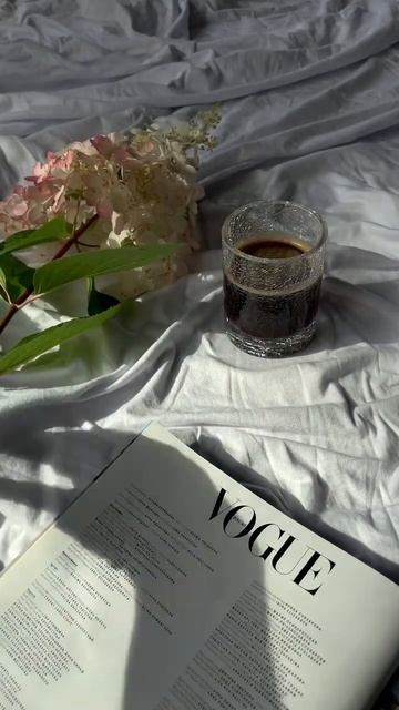 #vogue #гортензия #кофе #morningcoffee #coffee #минимализм #стиль #тр