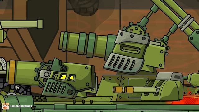 HomeAnimations – Мультики про танки  КВ-6 и СМК едут брать МОНСТРА - ГИПНОЗА В ПЛЕН !