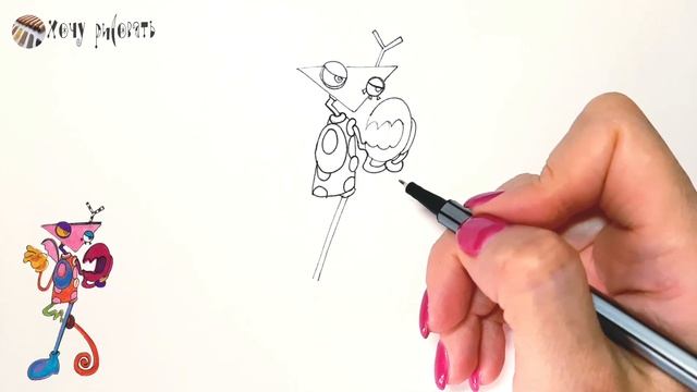 Как нарисовать ЗУБЛ Удивительный Цифровой Цирк / How to draw Zooble / Учимся рисовать
