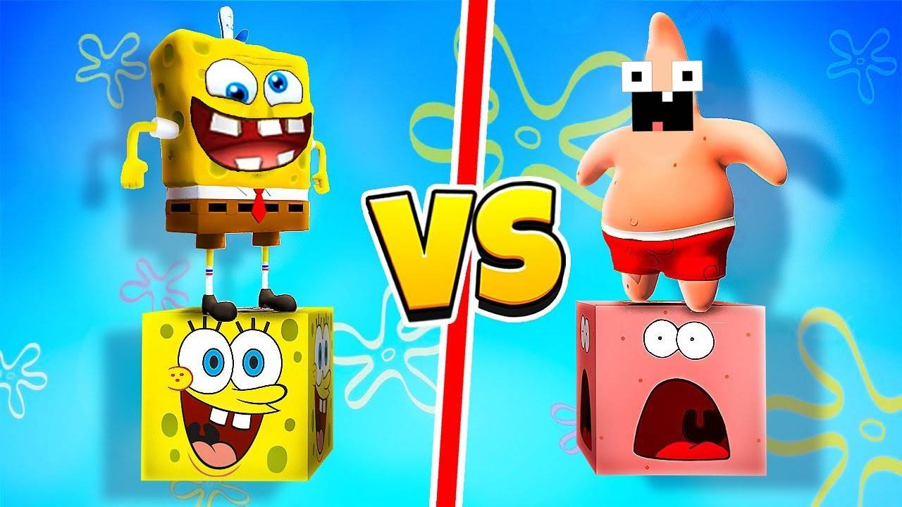 😱 ЭПИЧНАЯ БИТВА ГУБКА БОБ vs ПАТРИК в Майнкрафт! Minecraft